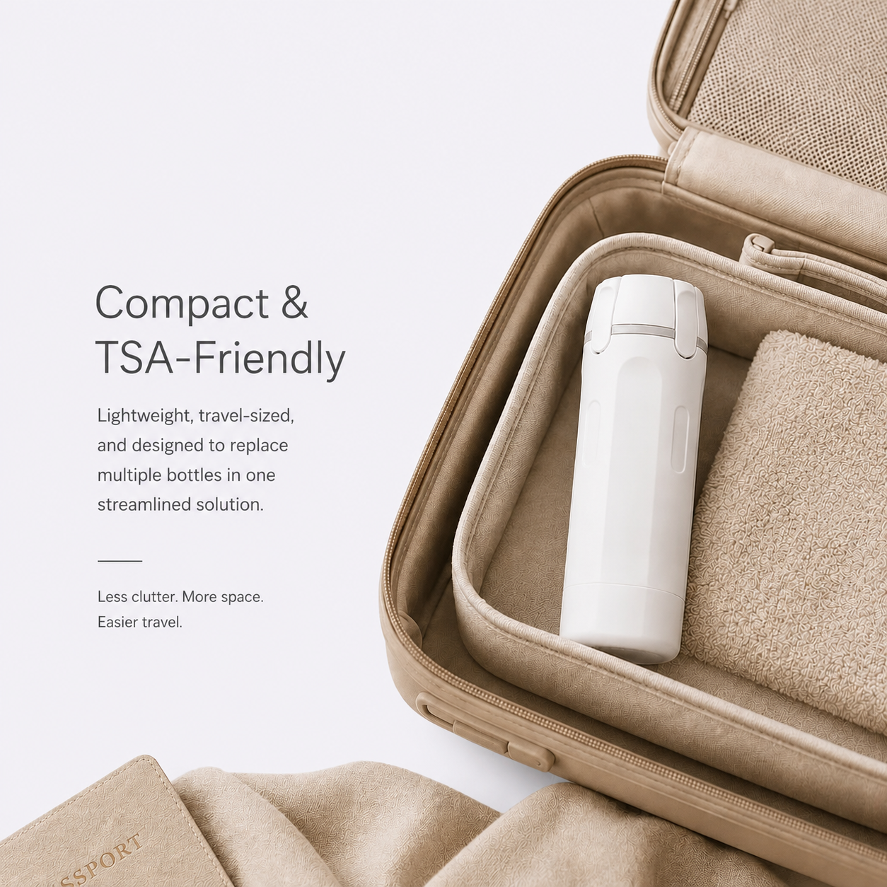 4-in-1 Travel Dispenser Bottle