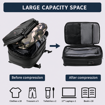 Vacuum Compression Backpack