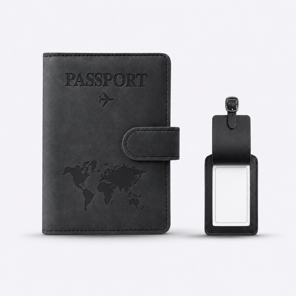 Passport Cover + Luggage Tag Set