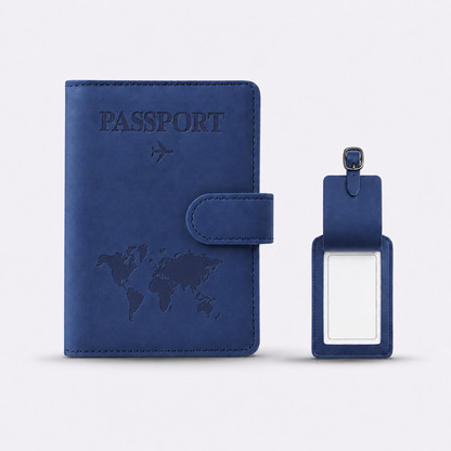 Passport Cover + Luggage Tag Set