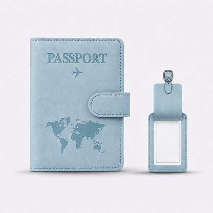 Passport Cover + Luggage Tag Set