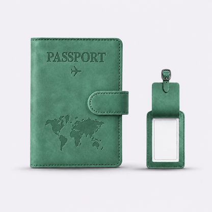 Passport Cover + Luggage Tag Set