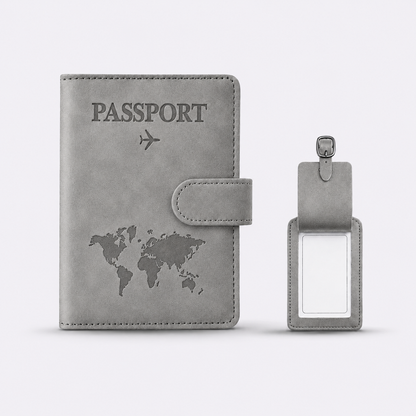 Passport Cover + Luggage Tag Set