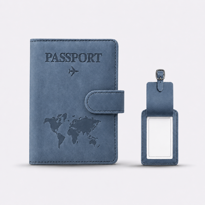 Passport Cover + Luggage Tag Set