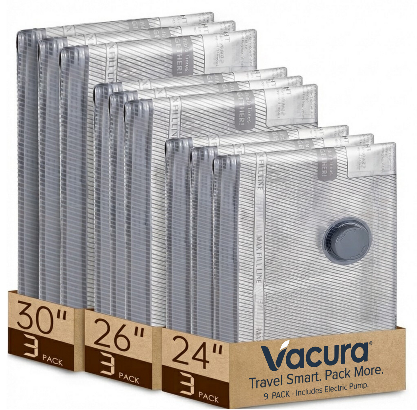 SmartSeal™  Vacuum Compression Bags
