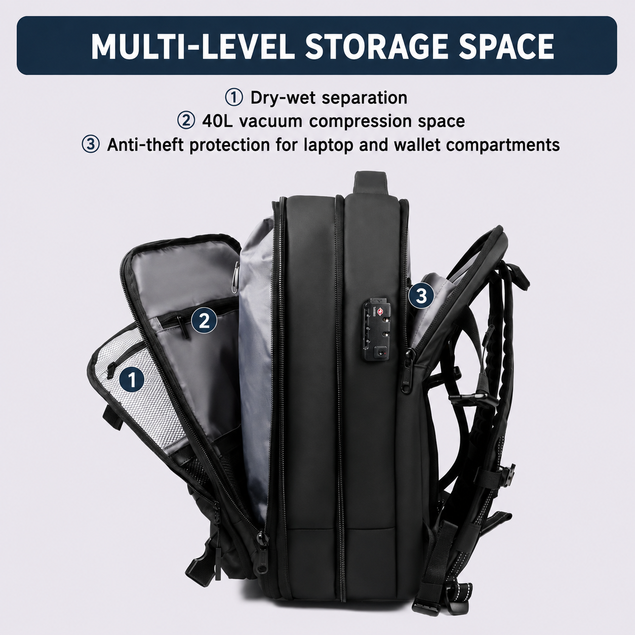 Vacuum Compression Backpack