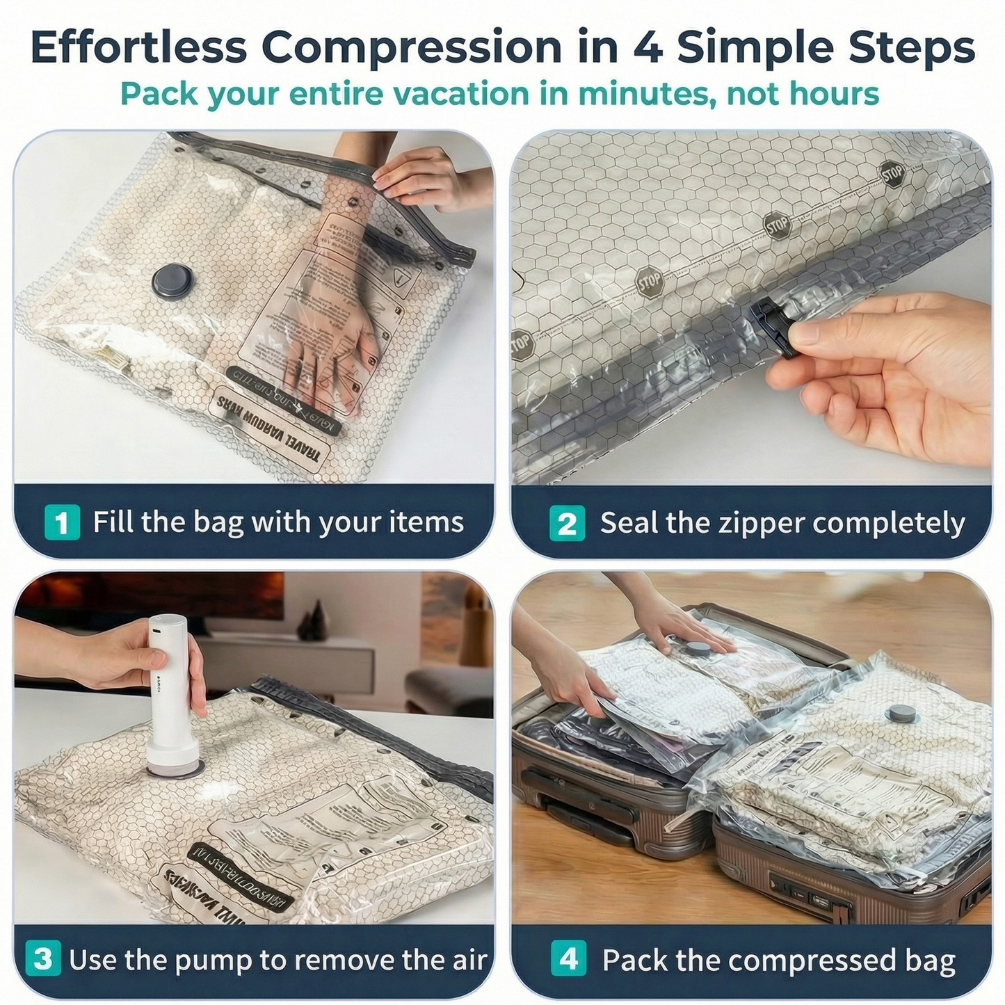 SmartSeal™  Vacuum Compression Kit